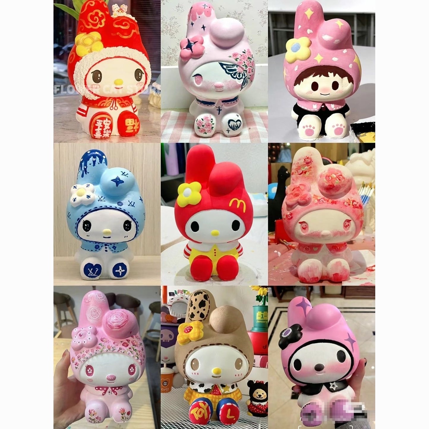 Large hand-painted melody kit