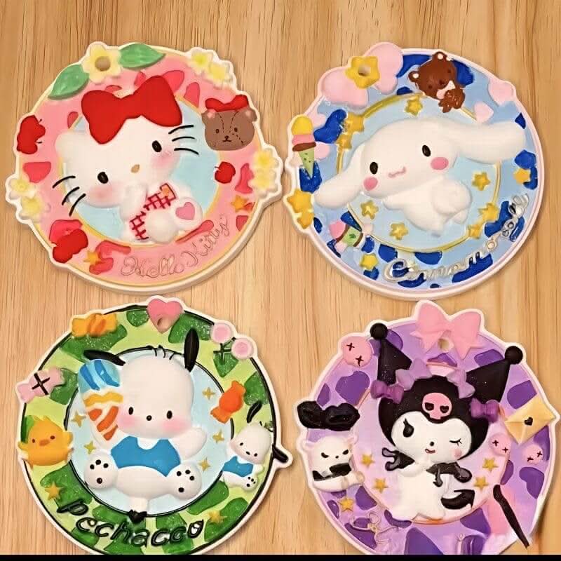 sanrio round badge