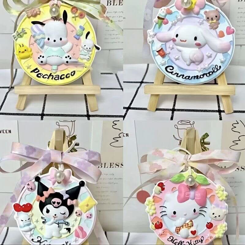 sanrio round badge