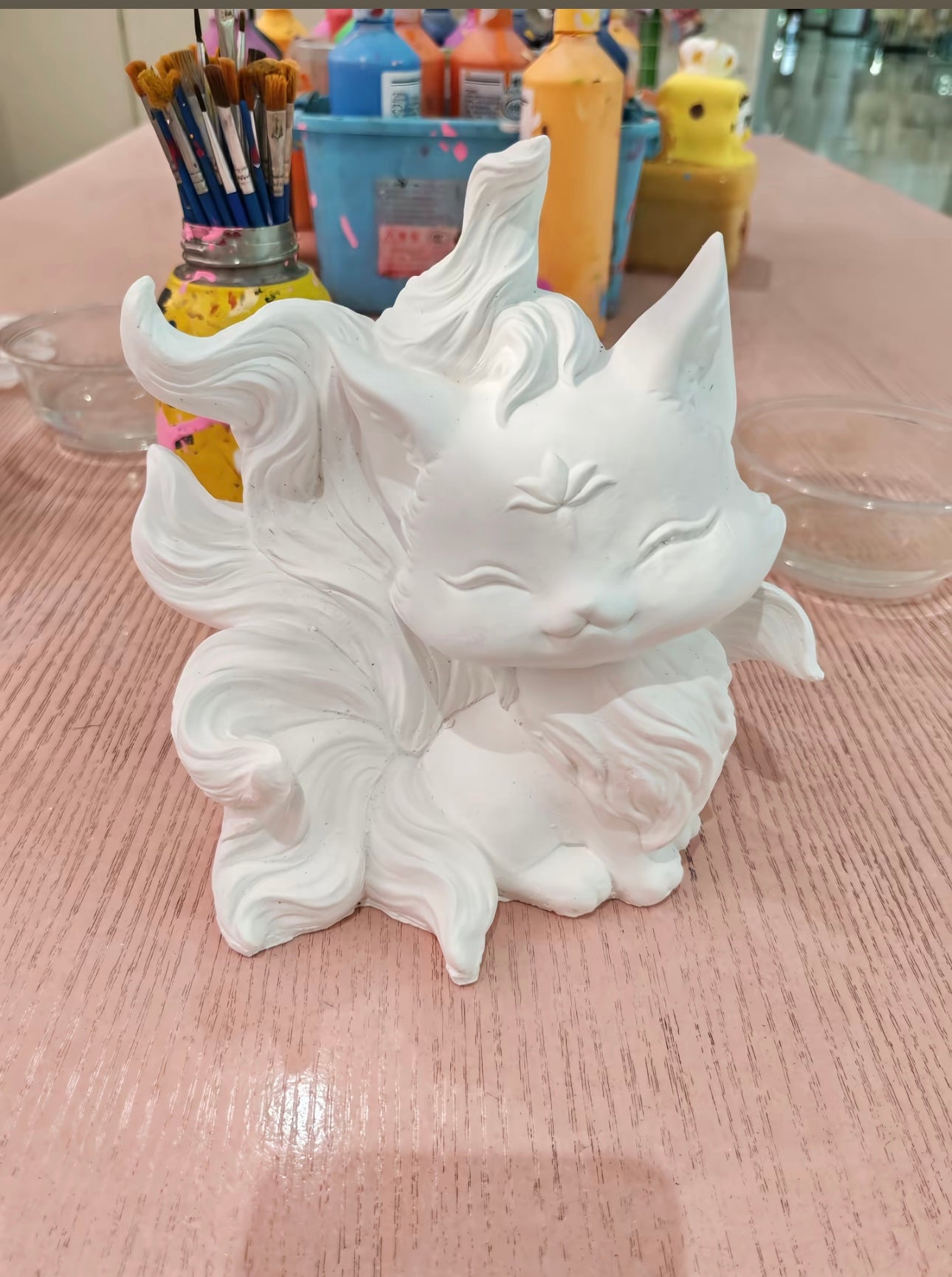 Large Hand-Painted Fox Costume Set